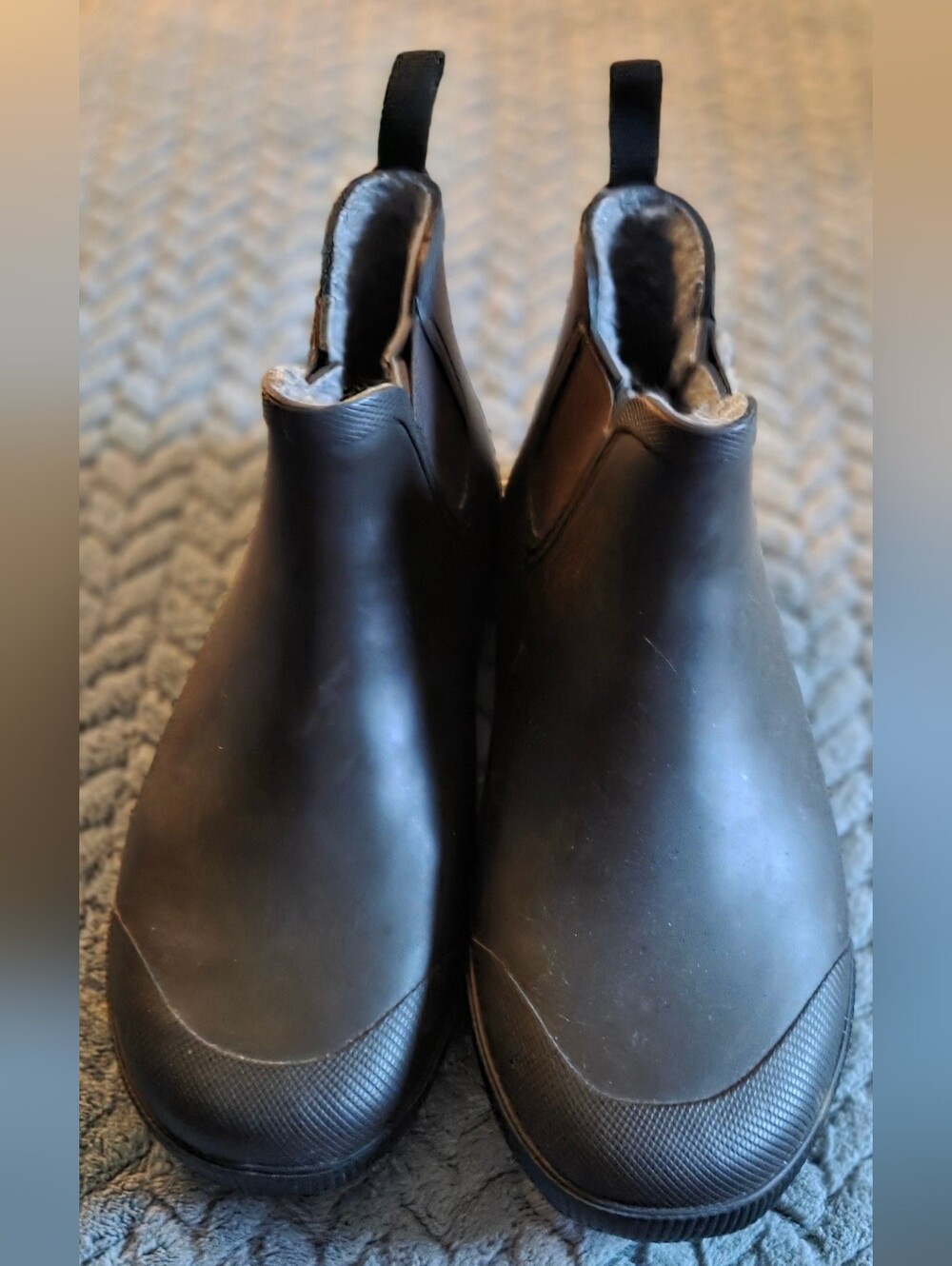 Tretorn Black Waterproof Chelsea Rain Boots Size 43